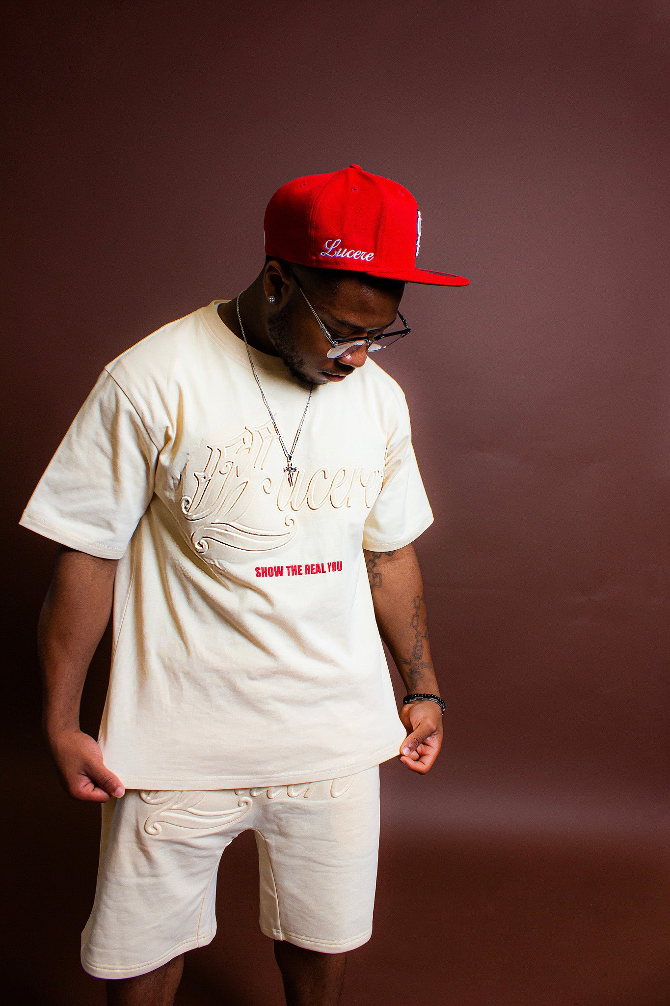 Crème Oversized Lucere Tee