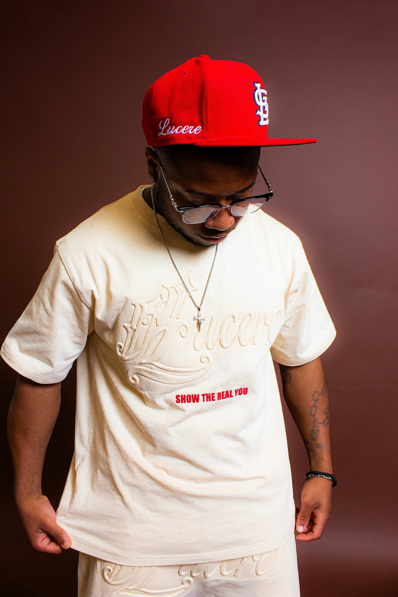 Crème Oversized Lucere Tee