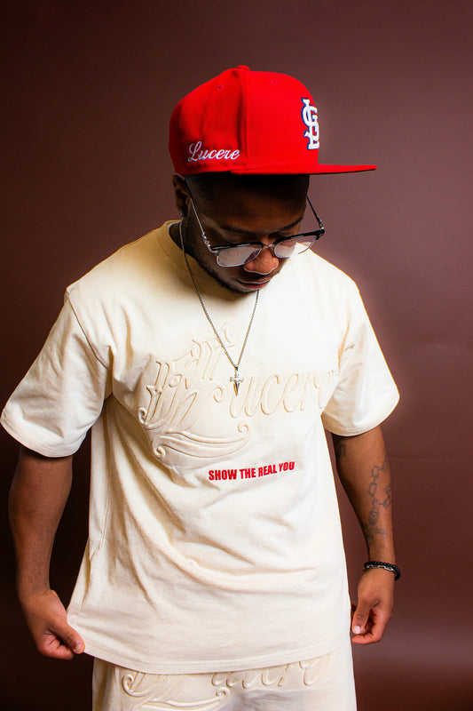 Crème Oversized Lucere Tee